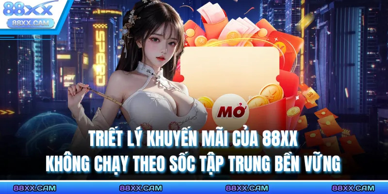 Triết lý khuyến mãi của 88XX không chạy theo sốc tập trung bền vững